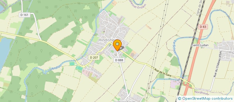 localisation de l'entreprise MONSIEUR YVES ENGEL  HINDISHEIM