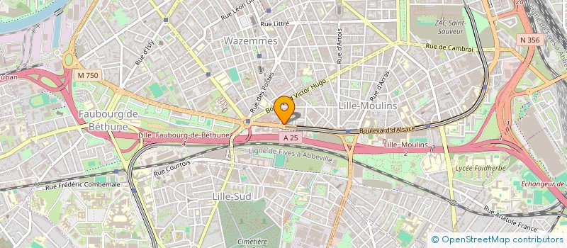 localisation de l'entreprise MONSIEUR YVES EPOUNDE à LILLE