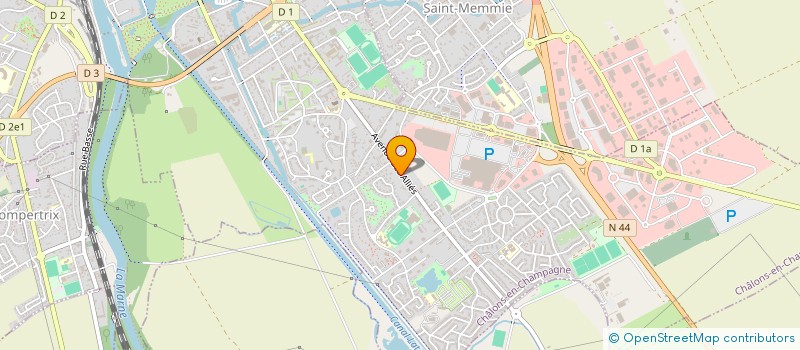 localisation de l'entreprise MONSIEUR YVES-ERIC PAVANI  CHALONS-EN-CHAMPAGNE