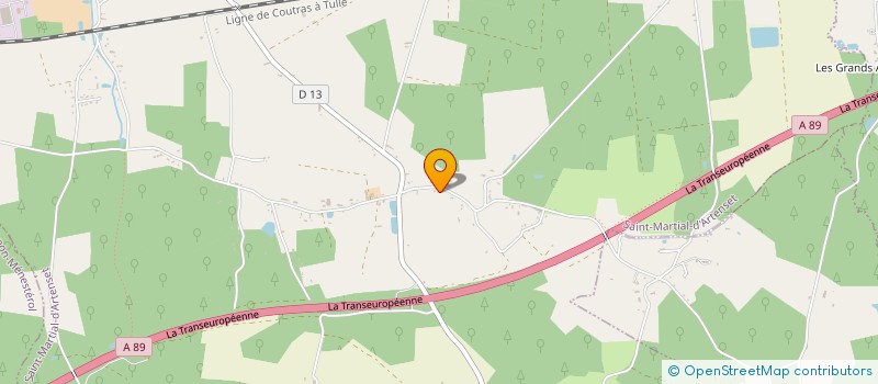 localisation de l'entreprise MONSIEUR YVES ERNY  ST MARTIAL D ARTENSET