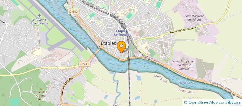 localisation de l'entreprise MONSIEUR YVES ESCALON à ETAPLES