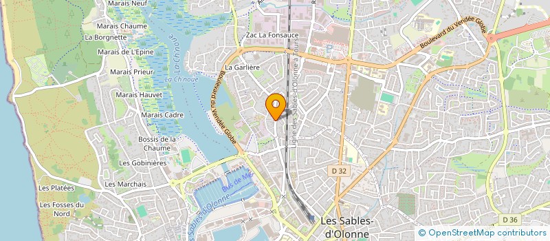 localisation de l'entreprise MONSIEUR YVES ESCODA à LES SABLES D'OLONNE