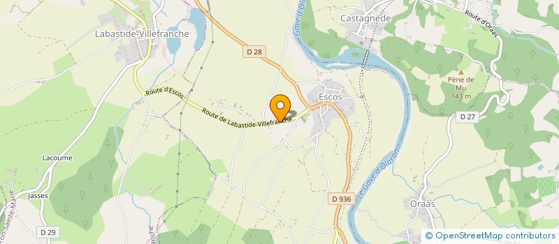 localisation de l'entreprise MONSIEUR YVES ETCHETO  ARANCOU