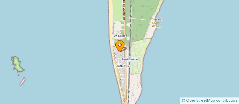 localisation de l'entreprise MONSIEUR YVES ETIENVRE  SAINT-PIERRE-QUIBERON