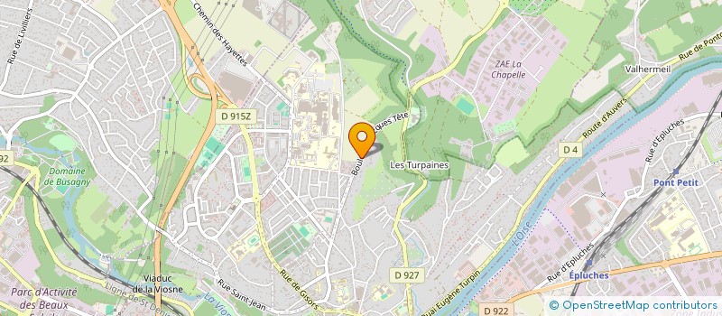 localisation de l'entreprise MONSIEUR YVES EVEILLARD  PONTOISE