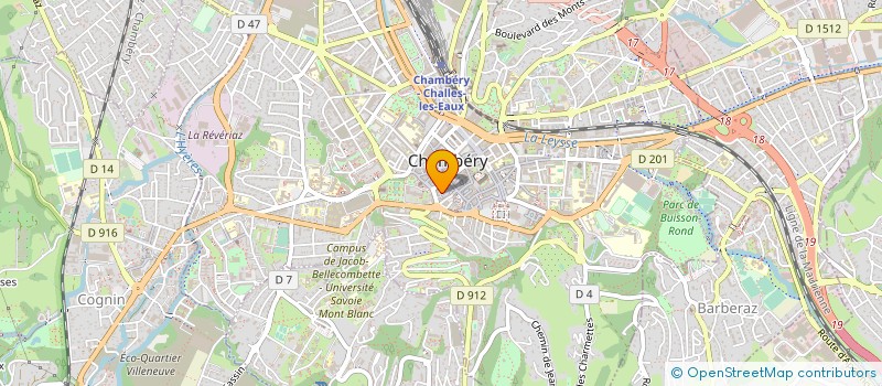 localisation de l'entreprise MONSIEUR YVES FALCOZ  CHAMBERY