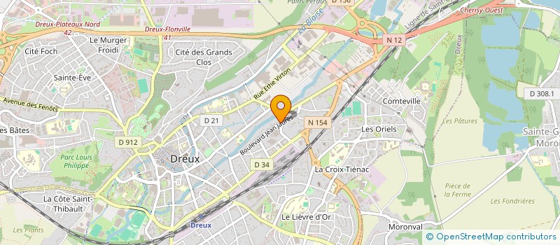 localisation de l'entreprise MONSIEUR YVES FARGEAS à DREUX