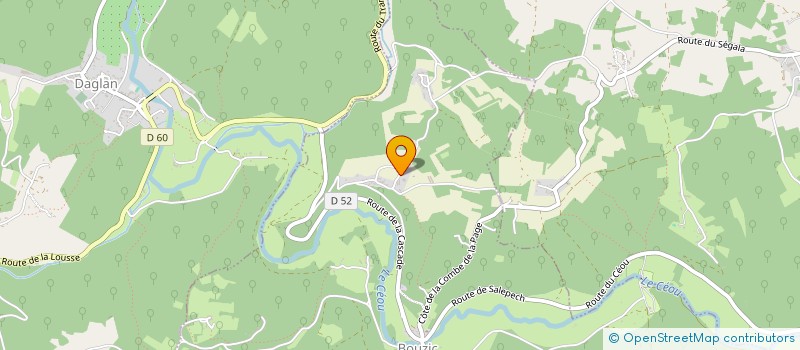 localisation de l'entreprise MONSIEUR YVES FARINA  LA ROQUE-GAGEAC