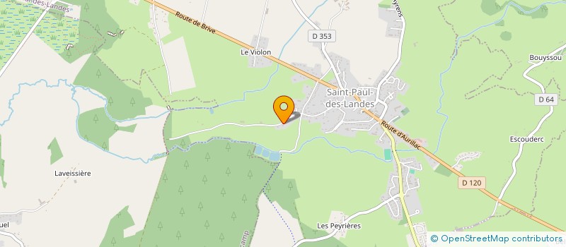 localisation de l'entreprise MONSIEUR YVES FAURE à SAINT-PAUL-DES-LANDES