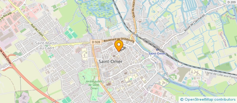 localisation de l'entreprise MONSIEUR YVES FERMON à SAINT-OMER