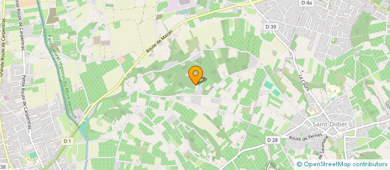 localisation de l'entreprise MONSIEUR YVES FERNANDEZ  PERNES LES FONTAINES