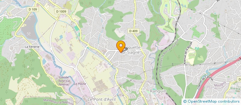localisation de l'entreprise MONSIEUR YVES FERRERO à LA ROQUETTE-SUR-SIAGNE