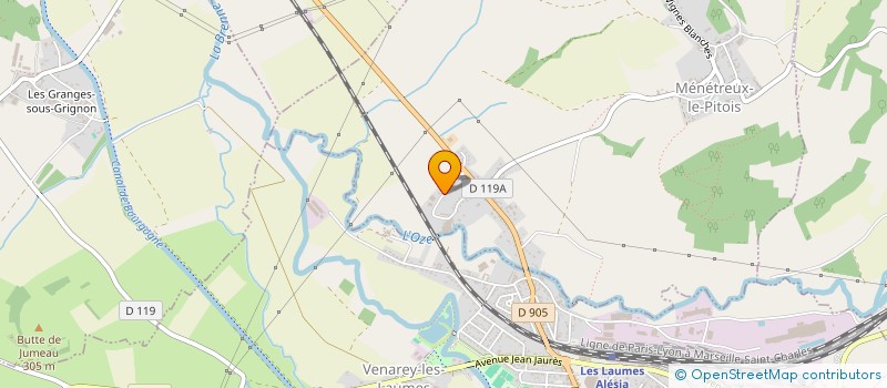 localisation de l'entreprise MONSIEUR YVES FEVRIER  MENETREUX-LE-PITOIS