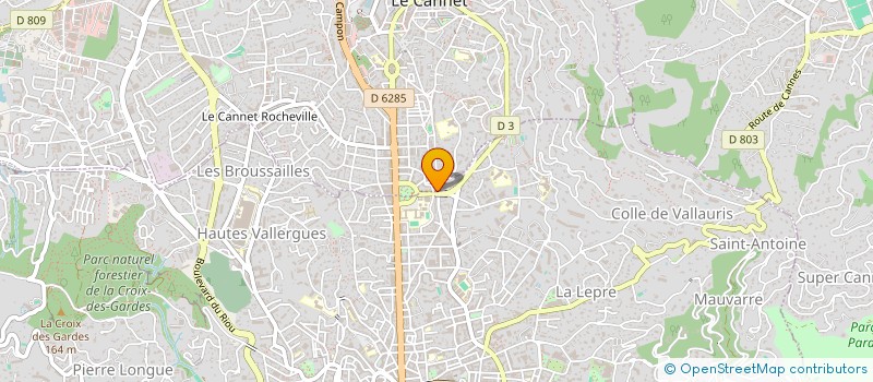 localisation de l'entreprise MONSIEUR YVES FIRMIN à LE CANNET