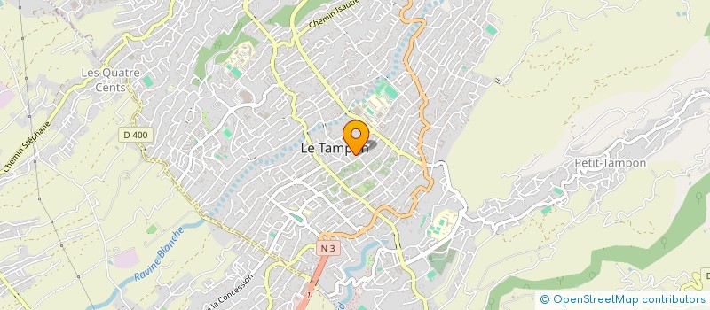 localisation de l'entreprise MONSIEUR YVES FONTAINE à LE TAMPON