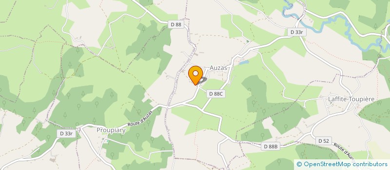 localisation de l'entreprise MONSIEUR YVES FONTICH  AUZAS