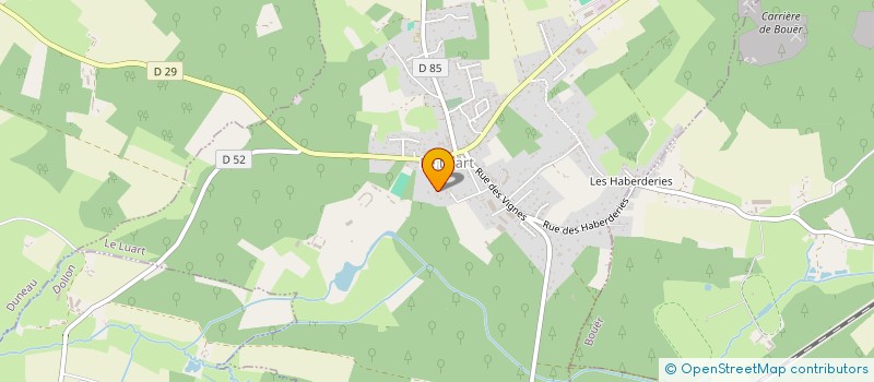 localisation de l'entreprise MONSIEUR YVES FORMEAUX  LE LUART