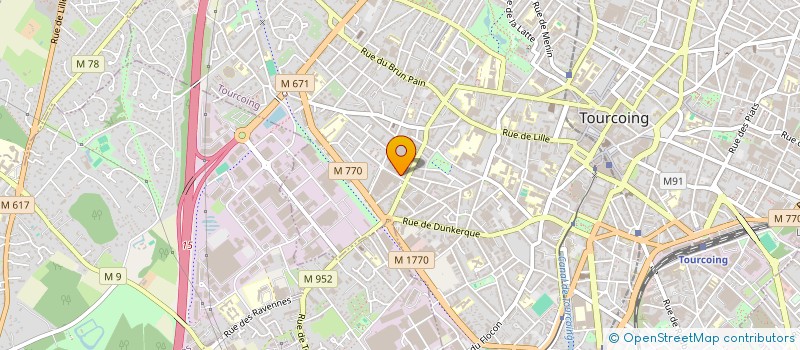 localisation de l'entreprise MONSIEUR YVES FORMEY DE SAINT LOUVENT  TOURCOING