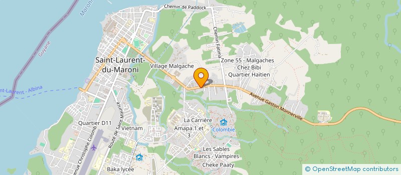 localisation de l'entreprise MONSIEUR YVES FORSTER à SAINT-LAURENT-DU-MARONI