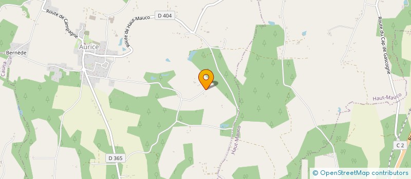 localisation de l'entreprise MONSIEUR YVES FOSSES  AURICE