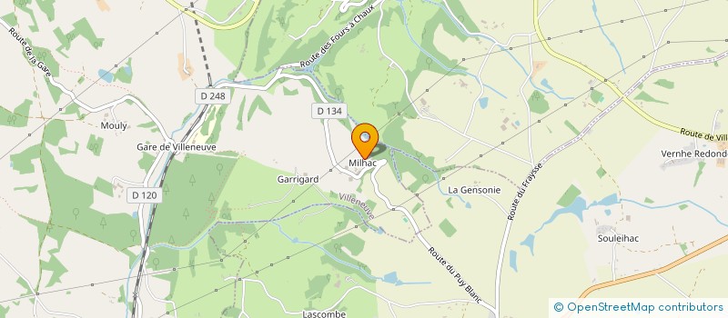 localisation de l'entreprise MONSIEUR YVES FOURIAU  VILLENEUVE