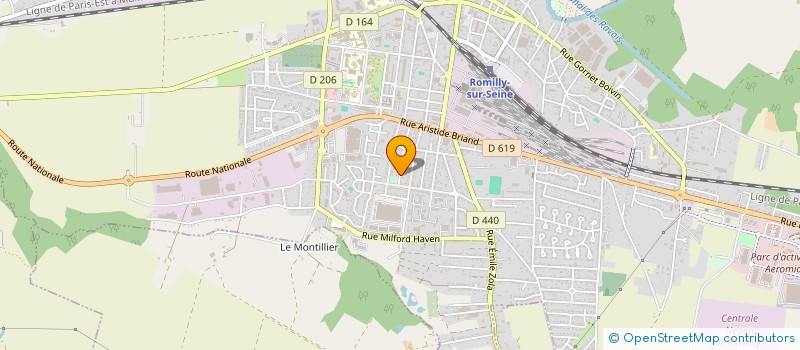 localisation de l'entreprise MONSIEUR YVES FOURNIER  ROMILLY-SUR-SEINE