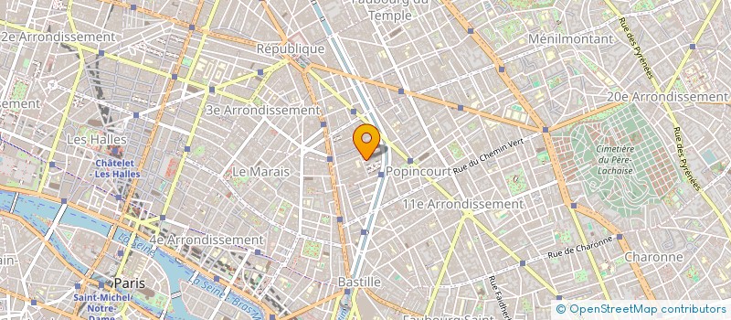 localisation de l'entreprise MONSIEUR YVES FRANCOIS  PARIS