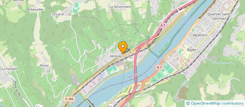 localisation de l'entreprise MONSIEUR YVES FRANCOIS  TUPIN-ET-SEMONS