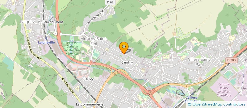 localisation de l'entreprise MONSIEUR YVES FRIOT  MONCHY-SAINT-ELOI