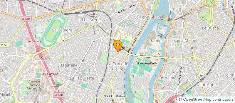 localisation de l'entreprise MONSIEUR YVES FROMONOT à TOULOUSE