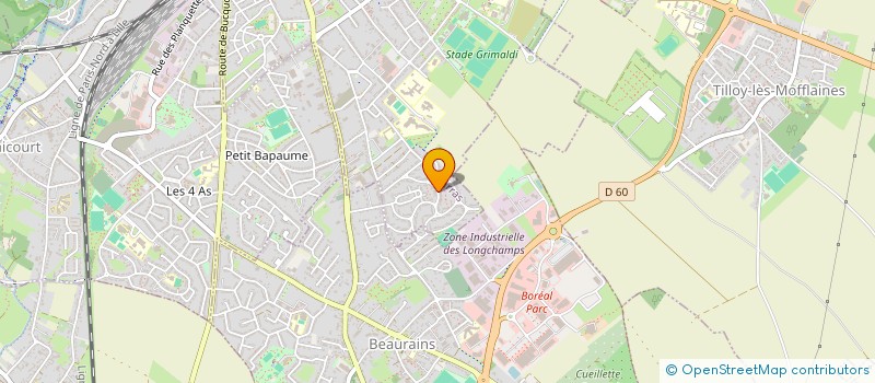 localisation de l'entreprise MONSIEUR YVES FRUCHART à ARRAS