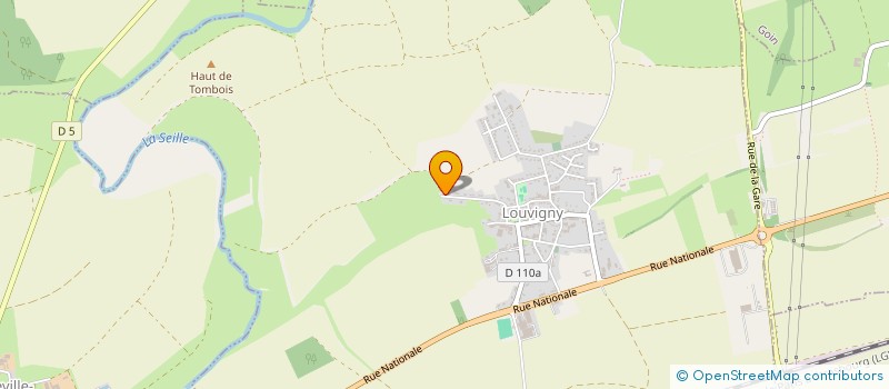 localisation de l'entreprise MONSIEUR YVES GACHINIARD  LOUVIGNY