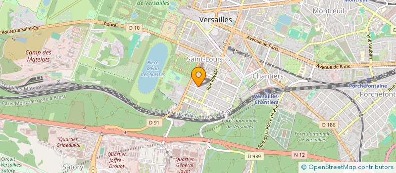 localisation de l'entreprise MONSIEUR YVES GAILLOT à VERSAILLES