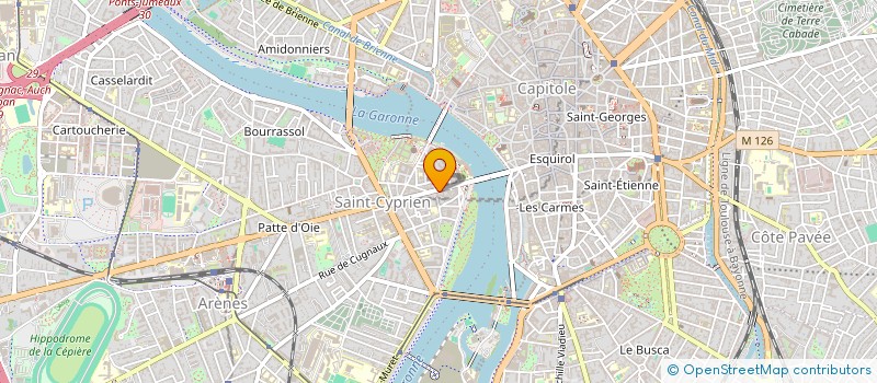 localisation de l'entreprise MONSIEUR YVES GALINIER à TOULOUSE