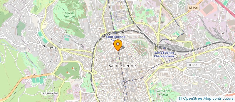 localisation de l'entreprise MONSIEUR YVES GALKASE  SAINT-ETIENNE