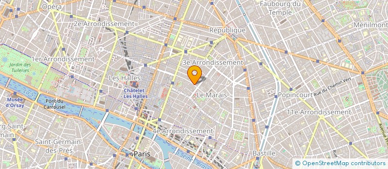 localisation de l'entreprise MONSIEUR YVES GALLAND à PARIS