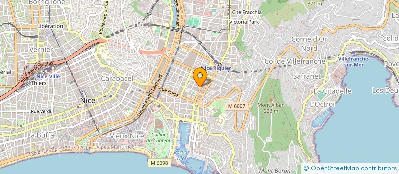 localisation de l'entreprise MONSIEUR YVES GALLAS à NICE