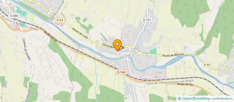 localisation de l'entreprise MONSIEUR YVES GALLEA  AOUSTE-SUR-SYE