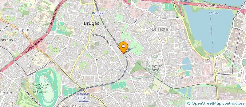 localisation de l'entreprise MONSIEUR YVES GALLET  BRUGES