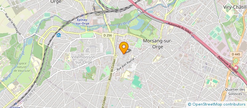 localisation de l'entreprise MONSIEUR YVES GALLIOU  MORSANG-SUR-ORGE