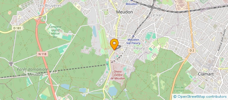 localisation de l'entreprise MONSIEUR YVES GALLY à MEUDON
