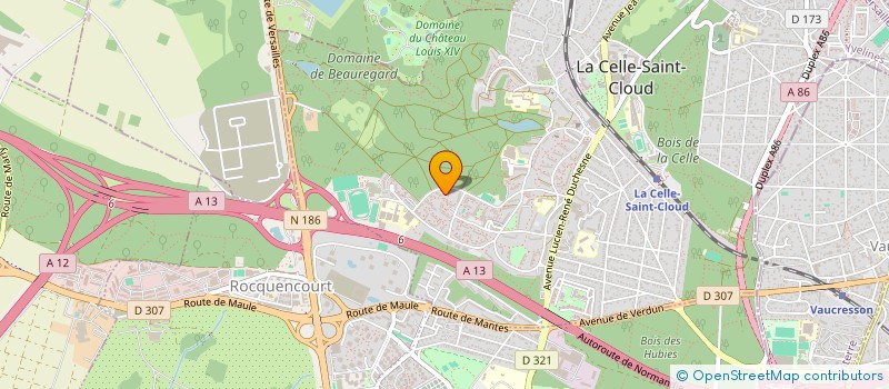 localisation de l'entreprise MONSIEUR YVES GANNE à LA CELLE-SAINT-CLOUD