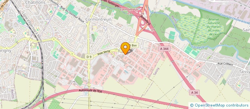 localisation de l'entreprise MONSIEUR YVES GARCIA  CORMONTREUIL