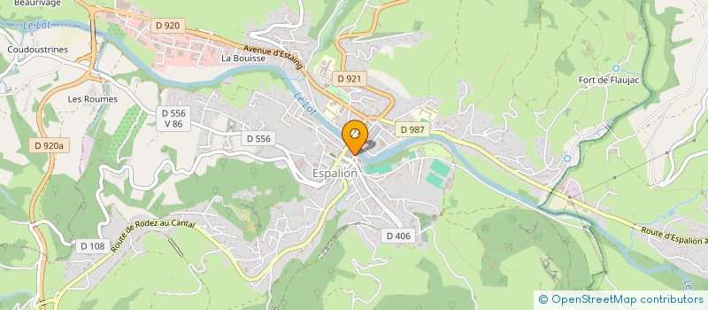 localisation de l'entreprise MONSIEUR YVES GARCIA  ESPALION