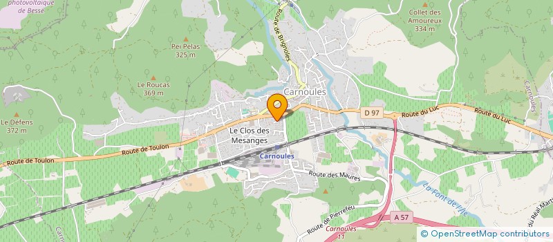 localisation de l'entreprise MONSIEUR YVES GARNERO à CARNOULES