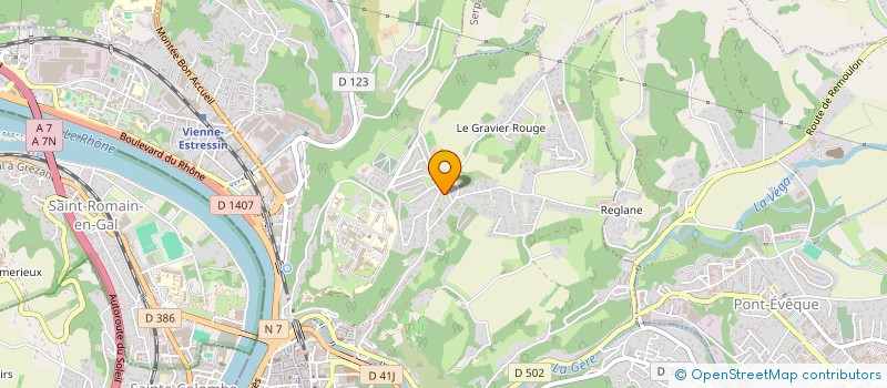 localisation de l'entreprise MONSIEUR YVES GARNIER  VIENNE