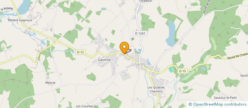 localisation de l'entreprise MONSIEUR YVES GARRAUD à LINARDS