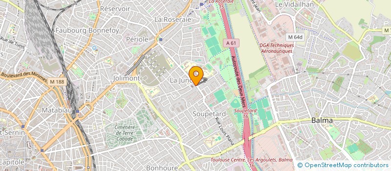localisation de l'entreprise MONSIEUR YVES GARREC à TOULOUSE