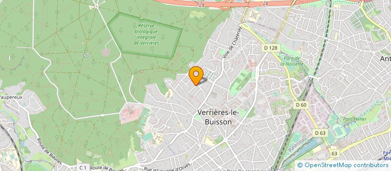 localisation de l'entreprise MONSIEUR YVES GASCUEL  VERRIERES-LE-BUISSON