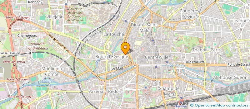 localisation de l'entreprise MONSIEUR YVES GATESOUPE  RENNES